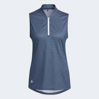 Adidas Polo Equipment Sleeveless Blau Damen