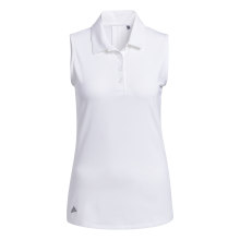 Adidas Polo Ultimate365 Solid Sleeveless Weiß Damen UK XS