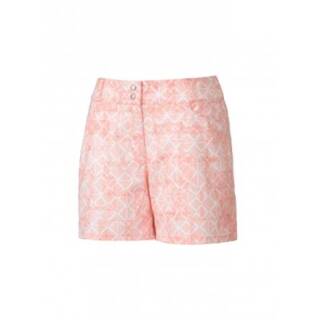 Adidas Golf Shorts 7 Inch Printed Rosé/Weiß Damen