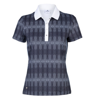 Daily Sports Golf Polo Milou Nostalgic Ocean Blau Damen M