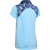 Under Armour Golf Polo Zinger Blocked Blau Damen XS