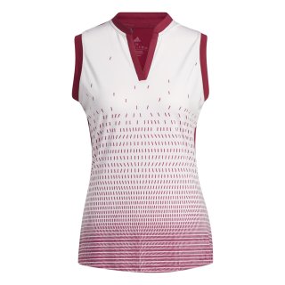 Adidas Golf Polo Sport Gradient Sleeveless Rot Damen