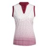 Adidas Golf Polo Sport Gradient Sleeveless Rot Damen