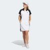 Adidas Golf Kleid Colorblock Dress Weiß/Schwarz Damen