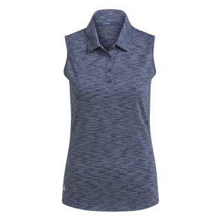 Adidas Golf Polo Spacedye Sleeveless Blau/Grau Damen L