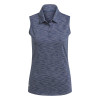 Adidas Golf Polo Spacedye Sleeveless Blau/Grau Damen L