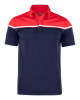 Cutter & Buck Polo Seabeck Dunkelblau-Rot Herren UK XXXXL