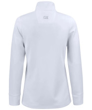 Cutter & Buck Layer Traverse Halfzip Weiß Damen XS