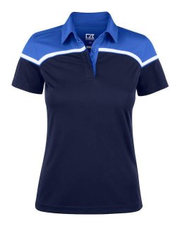 Cutter & Buck Golf Polo Seabeck Dunkelblau-Royalblau Damen