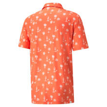 Puma Golf Polo Cloudspun Conservation Orange Herren