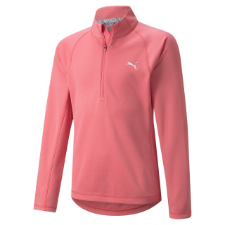 Puma Golf Layer Girls 1/4 Zip Rosé Junior 152