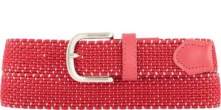 Alberto Golf Flechtgürtel Pink-Silber Damen