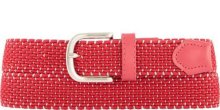 Alberto Golf Flechtgürtel Pink-Silber Damen