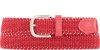 Alberto Golf Flechtgürtel Pink-Silber Damen