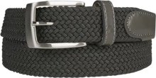 Alberto Golf Flechtgürtel Grau Herren