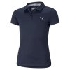 Puma Golf Polo Girls Essential Navy Junior D 152