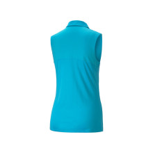 Puma Golf Polo Rotation Sleeveless Scuba Blue Damen EU L