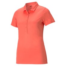 Puma Golf Polo Rotation Georgia Peach Damen EU M