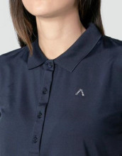 Alberto Golf Polo Eva DryComfort Navy Damen EU XS