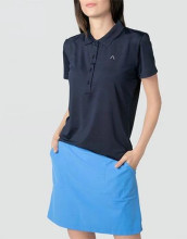 Alberto Golf Polo Eva DryComfort Navy Damen EU S