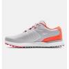 Under Armour Golfschuh Charged Breathe Spikeless Weiß-Orange Damen