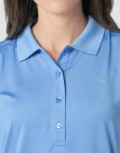 Alberto Golf Polo Eva Dry Comfort Hellblau Damen