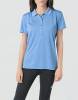 Alberto Golf Polo Eva Dry Comfort Hellblau Damen