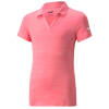 Puma Golf Polo Cloudspun Free Rose Junior