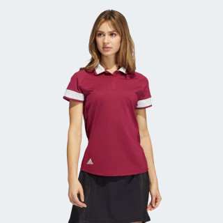 Adidas Golf Polo Heat Ready Bordeaux Damen M