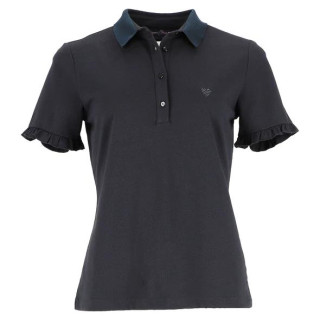 Coeurs de Cherie Golf Polo Ruffles Navy Damen EU XL