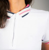 Coeurs de Cherie Golf Polo Bonbon Retro Weiß Damen EU L