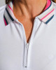 Coeurs de Cherie Golf Polo Bonbon Retro Weiß Damen EU L