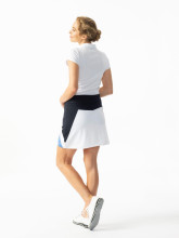 Daily Sports Golf Skort Zara 45cm Weiß/Hellblau/Navy UK M