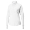 Puma Golf Layer Gamer 1/4 Zip Weiß Damen L