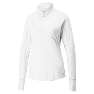 Puma Golf Layer Gamer 1/4 Zip Weiß Damen XL