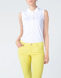 Alberto Golf Polo Evi Sleeveless Weiß Damen EU L