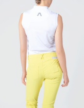 Alberto Golf Polo Evi Sleeveless Weiß Damen EU L