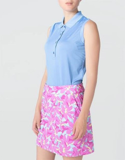 Alberto Golf Polo Evi Sleeveless Hellblau Damen EU XS