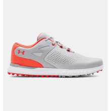 Under Armour Golfschuh Charged Breathe Spikeless Weiß-Orange Damen 3,5