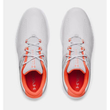 Under Armour Golfschuh Charged Breathe Spikeless Weiß-Orange Damen 3,5