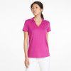 Puma Golf Polo Cloudspun Coast Fuchsia Damen