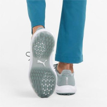 Puma Golfschuh Ignite Pro Spikeless Grau-Weiß Herren  10,5