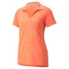 Puma Golf Polo Cloudspun Coast Koralle Damen