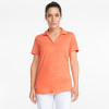 Puma Golf Polo Cloudspun Coast Koralle Damen