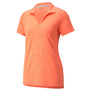 Puma Golf Polo Cloudspun Coast Koralle Damen EU M
