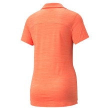 Puma Golf Polo Cloudspun Coast Koralle Damen EU M
