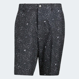 Adidas Golf Shorts Ultimate365 Flag-Print Schwarz Herren UK 36