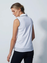 Daily Sports Golf Polo Corina Sleeveless Weiß EU L