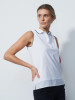 Daily Sports Golf Polo Corina Sleeveless Weiß EU L