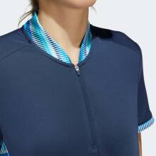 Adidas Golf Polo Ultimate365 Printed Crew Navy Damen